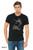 Cosmic creature shirt stars forming ghost shape minimalist design on Bella canvas unisex black shirt.