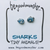 Shark Earrings - Posts