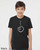Aha! youth t shirt minimalist realization face graphic simple expression tee black.