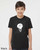 Drift youth t shirt minimalist astronaut floating in space stars calm graphic tee black.
