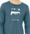 Close up of funny calm cats t shirt person with box of cats on head minimalist graphic tee.