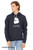 Cute cat pull over hoodie that says Let Me Check My Nap Schedule in Heather Navy