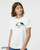 Bat youth shirt nature design mountain wings minimalist graphic white.