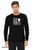 Portland Oregon skyline t shirt hand drawn pdx graphic tee minimalist city design long sleeve black tee.