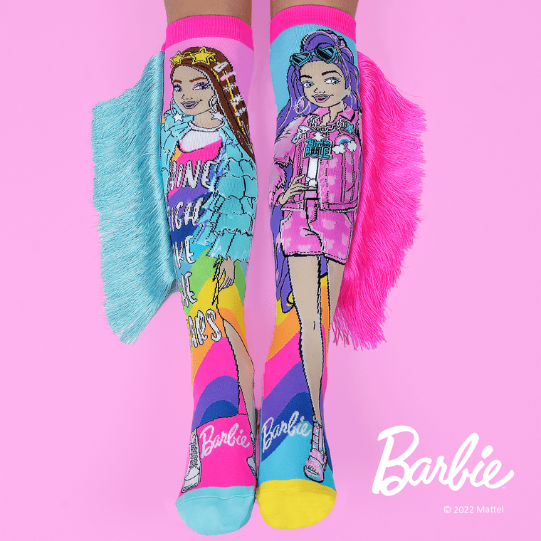 Madmia Barbie Fashionista Socks