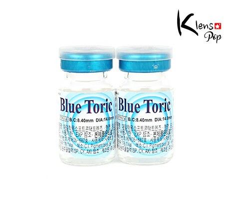 Blue Toric Clear Contact Lens (Toric Lens) Sph 0.50 12.00 Cyl 0.50