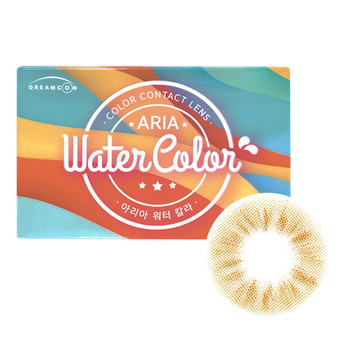 Water Color Brown (2Pcs) Monthly Circle Lenses Main Image