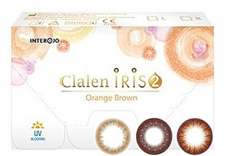 Clalen iris 2 2Weekly Sheer Brown & Veil Brown & Orange Brown (6pcs) Colour Contact Lenses Main Image