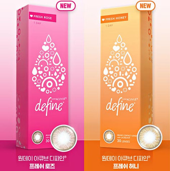 Acuvue 1Day New Define (30pcs) / Fresh Rose / Fresh Honey