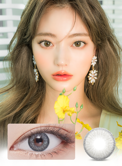 First main Image of Smooth Gray (1pcs) Prescription Colored Contacts