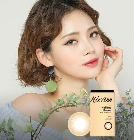 Mix Ann Holiday Brown (2pcs) Prescription Colored Contacts Main Image Mix Ann Holiday Brown (2pcs) Prescription Colored Contacts Main Image