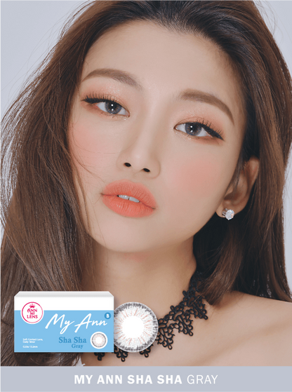 My Ann Sha Sha Gray (2pcs) Colored Contact Lenses Main Image My Ann Sha Sha Gray (2pcs) Colored Contact Lenses Main Image