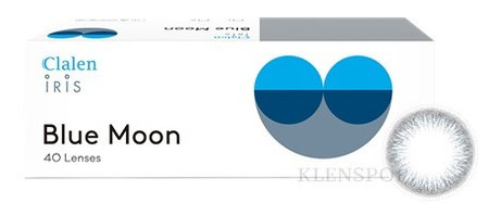Clalen Iris Bluemoon ( 30pcs+10pcs ) Prescription Colored Contacts Main Image
