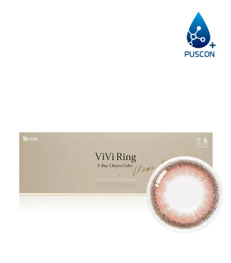 First main Image of ViVi Ring 1Day Choco (20pcs) Prescription Colored Contact Lenses