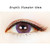 Close-up Image of an eye wearing Klenspop Hello Lenspop Mojito Violet Coloured Contacts