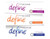 Acuvue 1day New Define (30pcs) Natural Shine, Vivid Style, Accent Style Prescription Colored Contacts Main

