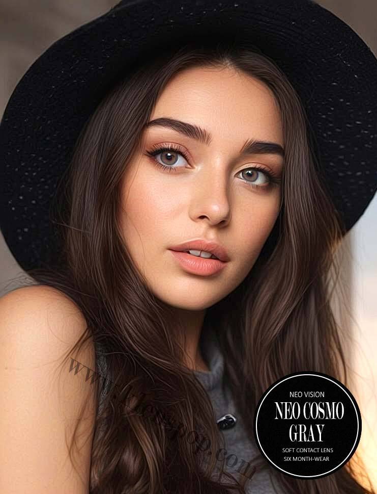 Neo Cosmo 3Tone Gray 2Pcs 6 Months Toric Lens Sph 0 00 15 00 Cyl 