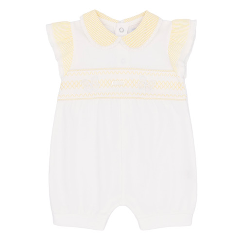AMORE - GIRLS WHITE/LEMON SHORTIE - AM0077W