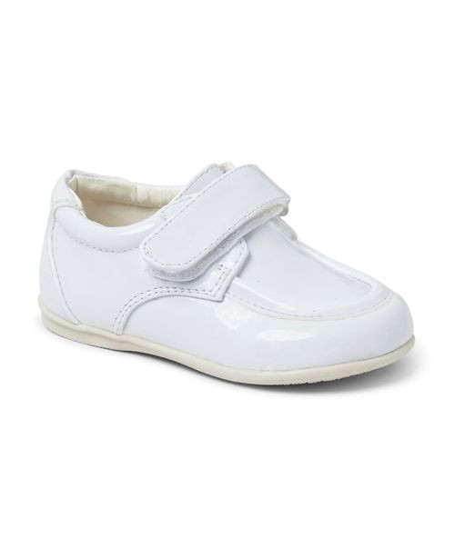 SEVVA - BOYS VELCRO SHOE - WHITE - 17126