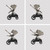 SILVER CROSS COVE CHAMPAGNE TRAVEL SYSTEM ACCESSORY BUNDLE (8PC)