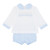 AMORE BOYS BLUE SMOCKED JAM PANT SET