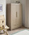 MAMAS & PAPAS FRANKLIN 3PC COT-BED RANGE WITH DRESSER CHANGER & DOUBLE WARDROBE - OAK MAMAS & PAPAS FRANKLIN 3PC COT-BED RANGE WITH DRESSER CHANGER & DOUBLE WARDROBE - OAK