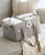 MAMAS & PAPAS NAPPY CADDY - SOFT GREY WAFFLE