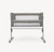 JOIE ROOMIE GLIDE BEDSIDE CRIB - FOGGY GREY