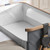SILVER CROSS LUNAR CRIB - WHISPER GREY