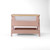 TUTTI BAMBINI COZEE AIR 2 BEDSIDE CRIB - DRIFTED OAK/ BLUSH