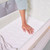 TUTTI BAMBINI COZEE AIR 2 BEDSIDE CRIB - WHITEWASH/ KELP