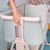 TUTTI BAMBINI COZEE AIR 2 BEDSIDE CRIB - WHITEWASH/ KELP