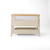 TUTTI BAMBINI COZEE AIR 2 BEDSIDE CRIB - TOASTED OAK/SAND