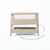 TUTTI BAMBINI COZEE AIR 2 BEDSIDE CRIB - SOFT WALNUT/COCOA