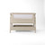 TUTTI BAMBINI COZEE AIR 2 BEDSIDE CRIB - SOFT WALNUT/COCOA
