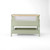 TUTTI BAMBINI COZEE AIR 2 BEDSIDE CRIB - DRIFTED OAK/ EUCALYPTUS