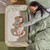 TUTTI BAMBINI COZEE AIR 2 BEDSIDE CRIB - DRIFTED OAK/ EUCALYPTUS