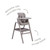 TUTTI BAMBINI NOVA MAISON 7-1 HIGHCHAIR - TRUFFLE