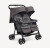 JOIE AIRE TWIN DOUBLE STROLLER - DARK PEWTER