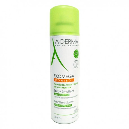 A-derma exomega control spray emoliente anti-rascado 1 envase 50 mL