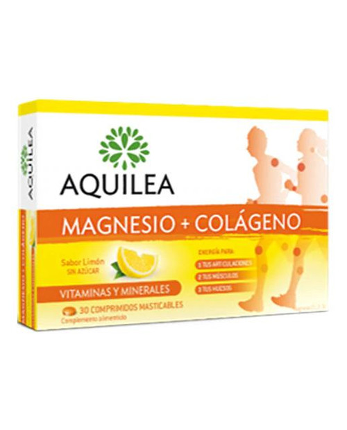 30 comprimidos magnesio + colágeno aquilea