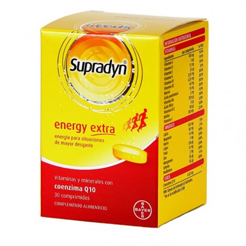 Supradyn energy extra 30 comprimidos