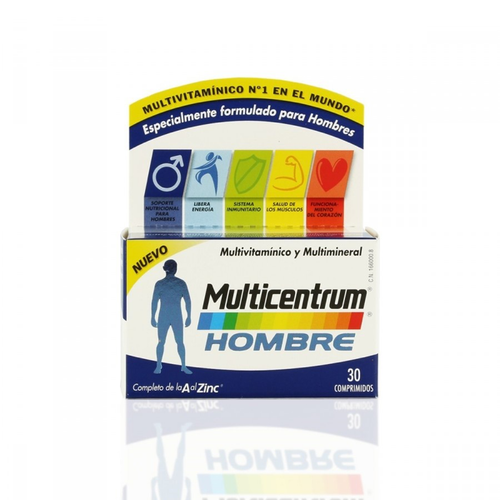 Multicentrum hombre 30 comprimidos