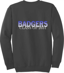 Class of 2031 Badger crewneck sweatshirt Class of 2031 Badger crewneck sweatshirt