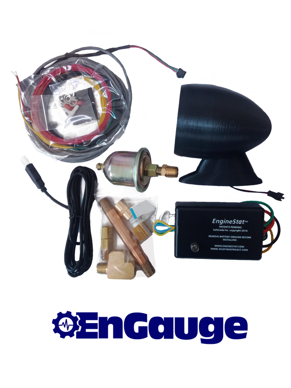 Engauge dashtop display and engine monitoring module kit
