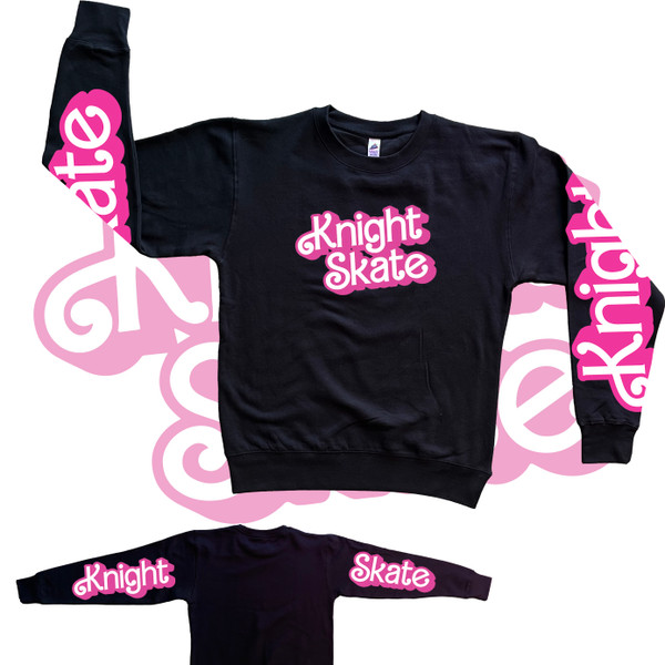 Knight Skate Crew Sweatshirt Barbie Movie Inspired Logo