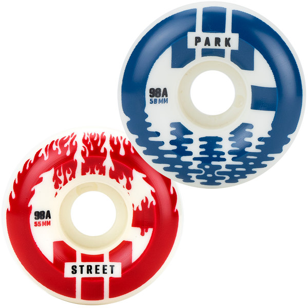 Riedell CIB Wheels - Street and Park (4-Pack)