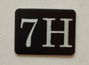 Mailbox Number Unit 7H