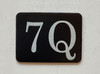 Mailbox Number Unit 7Q