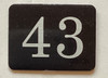 Mailbox Number Unit 43rd